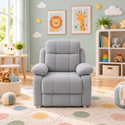 Casaliving Mello Kids’ 1 Seater Sofa Set for Living Room in Black Colour | Soft & Comfortable Toddler Couch for Bedroom, Playroom & Nursery | Lightweight Children’s Seating