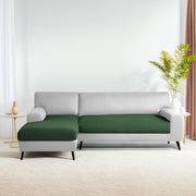 Casaliving Amelia RHS 6 Seater L Shape Sofa Set for Living Room (Black Fabric) Premium Fabric Sofa