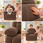 Casaliving Mello Kids’ 1 Seater Sofa Set for Living Room in Black Colour | Soft & Comfortable Toddler Couch for Bedroom, Playroom & Nursery | Lightweight Children’s Seating