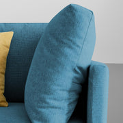 Salina LHS 6 Seater L Shape Sofa Set for Living Room (Black) Premium Fabric Sofa