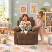 Casaliving Mello Kids’ 1 Seater Sofa Set for Living Room in Black Colour | Soft & Comfortable Toddler Couch for Bedroom, Playroom & Nursery | Lightweight Children’s Seating