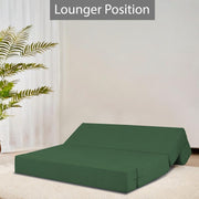 Marcus 3 Seater Sofa Cum Bed with 3 Cushions for Living Room (Black Fabric) Premium Fabric Sofa Set 6.5 X 6.5 Feet