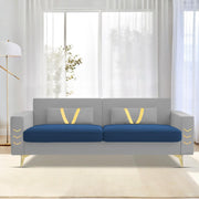 Ivary 3 Seater Sofa Set for Living Room (Black Colour) Premium Fabric Sofa