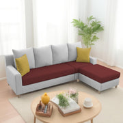 Jester 4 Seater Sofa Set with Center Table for Living Room (Green Grey Colour) Premium Fabric Sofa