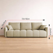 Colt Modern Velvet Sofa, Tufted Design Upholstered 3 Seater Sofa Set for Living Room, (Black Colour) Premium Velvet Fabric Sofa