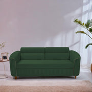 Torrato 3 Seater Sofa Cum Bed for Living Room (Green Colour Fabric) Premium Fabric Sofa
