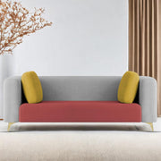 Casaliving Gelbero 3 Seater Sofa for Living Room (Black Fabric) Premium Fabric Sofa