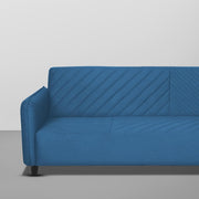 Percy 3 Seater Sofa Set for Living Room (Turquise Fabric) Premium Fabric Sofa