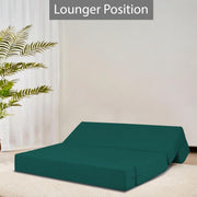 Marcus 3 Seater Sofa Cum Bed with 3 Cushions for Living Room (Black Fabric) Premium Fabric Sofa Set 6.5 X 6.5 Feet
