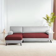 Casaliving Amelia RHS 6 Seater L Shape Sofa Set for Living Room (Black Fabric) Premium Fabric Sofa