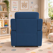 Casaliving Amos Kids 1 Seater Sofa Chair – (Black) Soft & Comfortable Cushioned Armchair for Children | Single Seater Kids Chair for Bedroom, Playroom & Nursery | Compact Modern Kids Sofa