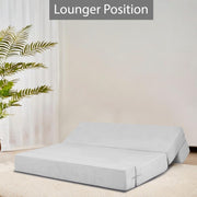 Marcus 3 Seater Sofa Cum Bed with 3 Cushions for Living Room (Black Fabric) Premium Fabric Sofa Set 6.5 X 6.5 Feet