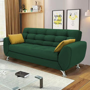 Leadown 3 Seater Sofa for Living Room (Green) Premium Fabric Sofa
