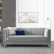 Casaliving Bion 3 Seater Sofa for Living Room (Black Fabric) Premium Fabric Sofa