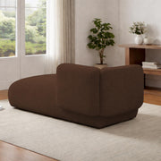 Casaliving Glacia Upholstered Indoor Chaise Lounge Chair 2 Seater Sofa Two Seater Sofa for Living Room Offices Hotels Bedroom (Black) Premium Boucle Fabric Sofa