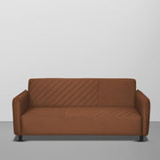 Percy 3 Seater Sofa Set for Living Room (Brown Fabric) Premium Fabric Sofa