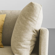 Salina LHS 6 Seater L Shape Sofa Set for Living Room (Black) Premium Fabric Sofa