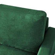 Oudrey 3 Seater Sofa Set with Center Table for Living Room (Green Colour) Premium Fabric Sofa