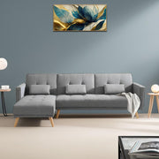 Gamora LHS 4 Seater L Shape Sofa Set for Living Room (Grey) Premium Fabric Sofa