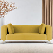 Casaliving Gelbero 3 Seater Sofa for Living Room (Black Fabric) Premium Fabric Sofa