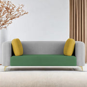 Casaliving Gelbero 3 Seater Sofa for Living Room (Black Fabric) Premium Fabric Sofa