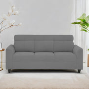 Marco 3 Seater Sofa Set for Living Room (Dark Grey Colour) Premium Fabric Sofa