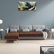 Gamora LHS 4 Seater L Shape Sofa Set for Living Room (Brown Grey) Premium Fabric Sofa
