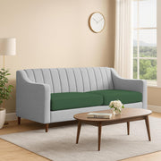 Mobius 3 Seater Sofa Set for Living Room (Green Grey Colour Sofa) Premium Fabric Sofa for Living Room