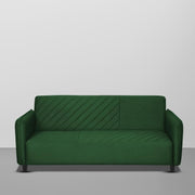 Percy 3 Seater Sofa Set for Living Room (Green Fabric) Premium Fabric Sofa