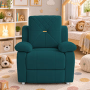 Casaliving Amos Kids 1 Seater Sofa Chair – (Black) Soft & Comfortable Cushioned Armchair for Children | Single Seater Kids Chair for Bedroom, Playroom & Nursery | Compact Modern Kids Sofa