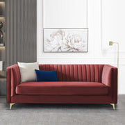 Casaliving Bion 3 Seater Sofa for Living Room (Black Fabric) Premium Fabric Sofa