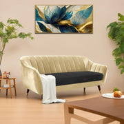 Casaliving Anyse 2 Seater Sofa Set for Living Room (Grey Colour Fabric) Premium Fabric Sofa
