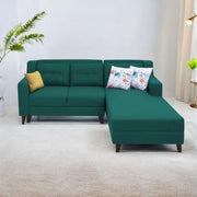Lifestyle 4 Seater RHS L Shape Sofa Set for Living Room - (Pine Fabric) Premium Fabric Sofa Set