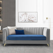 Casaliving Bion 3 Seater Sofa for Living Room (Black Fabric) Premium Fabric Sofa