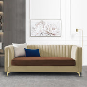 Casaliving Bion 3 Seater Sofa for Living Room (Black Fabric) Premium Fabric Sofa