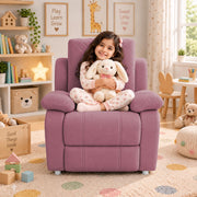 Casaliving Amos Kids 1 Seater Sofa Chair – (Black) Soft & Comfortable Cushioned Armchair for Children | Single Seater Kids Chair for Bedroom, Playroom & Nursery | Compact Modern Kids Sofa