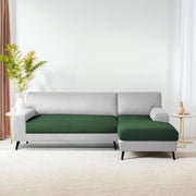 Casaliving Amelia RHS 6 Seater L Shape Sofa Set for Living Room (Black Fabric) Premium Fabric Sofa