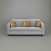 Lifestyle 3 Seater Sofa for Living Room (Black Colour Fabric)