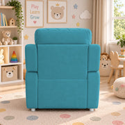 Casaliving Amos Kids 1 Seater Sofa Chair – (Black) Soft & Comfortable Cushioned Armchair for Children | Single Seater Kids Chair for Bedroom, Playroom & Nursery | Compact Modern Kids Sofa