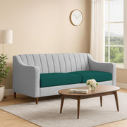 Mobius 3 Seater Sofa Set for Living Room (Pine Grey Colour Sofa) Premium Fabric Sofa for Living Room
