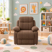 Casaliving Mello Kids’ 1 Seater Sofa Set for Living Room in Black Colour | Soft & Comfortable Toddler Couch for Bedroom, Playroom & Nursery | Lightweight Children’s Seating