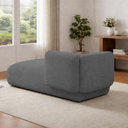 Casaliving Glacia Upholstered Indoor Chaise Lounge Chair 2 Seater Sofa Two Seater Sofa for Living Room Offices Hotels Bedroom (Black) Premium Boucle Fabric Sofa