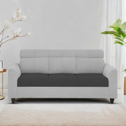 Marco 3 Seater Sofa Set for Living Room (Black Grey Colour) Premium Fabric Sofa