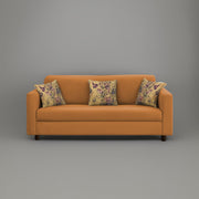 Lifestyle 3 Seater Sofa for Living Room (Black Colour Fabric)