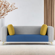 Casaliving Gelbero 3 Seater Sofa for Living Room (Black Fabric) Premium Fabric Sofa