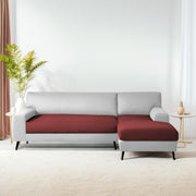 Casaliving Amelia RHS 6 Seater L Shape Sofa Set for Living Room (Black Fabric) Premium Fabric Sofa