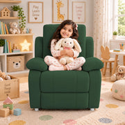 Casaliving Amos Kids 1 Seater Sofa Chair – (Black) Soft & Comfortable Cushioned Armchair for Children | Single Seater Kids Chair for Bedroom, Playroom & Nursery | Compact Modern Kids Sofa