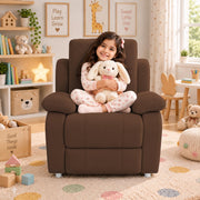 Casaliving Amos Kids 1 Seater Sofa Chair – (Black) Soft & Comfortable Cushioned Armchair for Children | Single Seater Kids Chair for Bedroom, Playroom & Nursery | Compact Modern Kids Sofa
