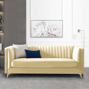 Casaliving Bion 3 Seater Sofa for Living Room (Black Fabric) Premium Fabric Sofa