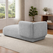 Casaliving Glacia Upholstered Indoor Chaise Lounge Chair 2 Seater Sofa Two Seater Sofa for Living Room Offices Hotels Bedroom (Black) Premium Boucle Fabric Sofa